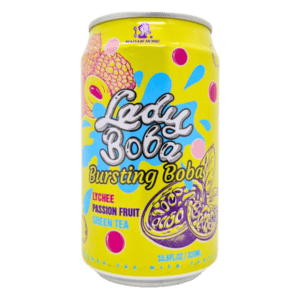 Lady Boba Lychee Passion Fruit Green Tea 320ml