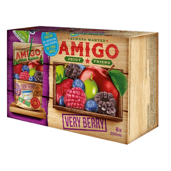 Amigo Very Berry Juicy Friend 200ml