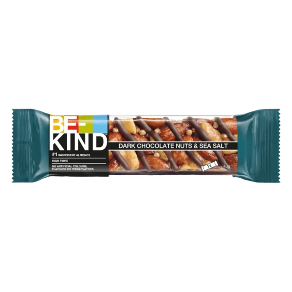 BE-KIND Dark Chocolate Nuts & Sea Salt 40g