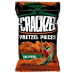 Crackzel Pretzel Pieces Jalapeno 85g