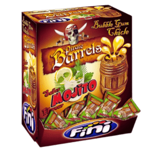 Fini Pirate Barrels Mojito-Bubble Gum – 200 x 5g