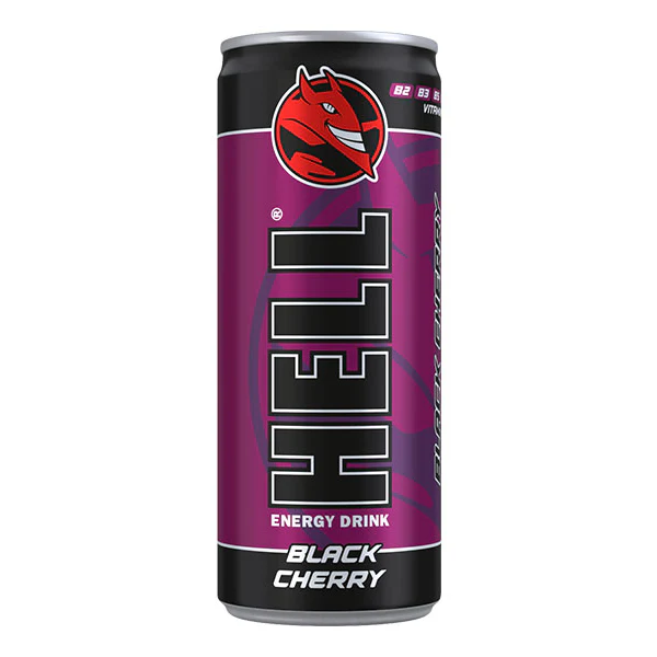Hell Energy Drink Black Cherry 250ml