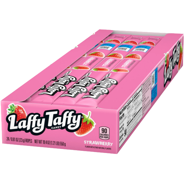 Laffy Taffy Rope Strawberry 24 St 23g