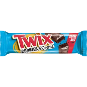 TWIX Cookies & Creme Sharing Size Candy Bar 77,1g