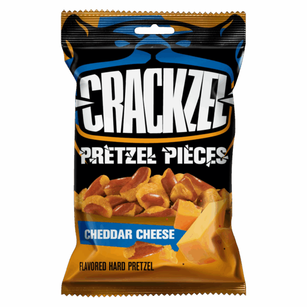 Crackzel Pretzel Pieces Cheddar Cheese 85g
