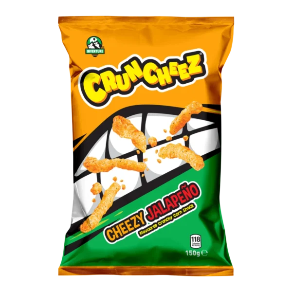 Inventure Cruncheez Cheezy Jalapeno 150g