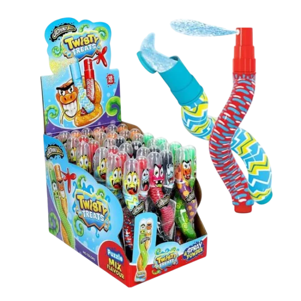 Johny Bee Twisty Treats Spray & Powder 18 x 16,5g