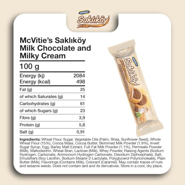Mc Vities Saklıköy Kekse mit Schokoladencreme 100g