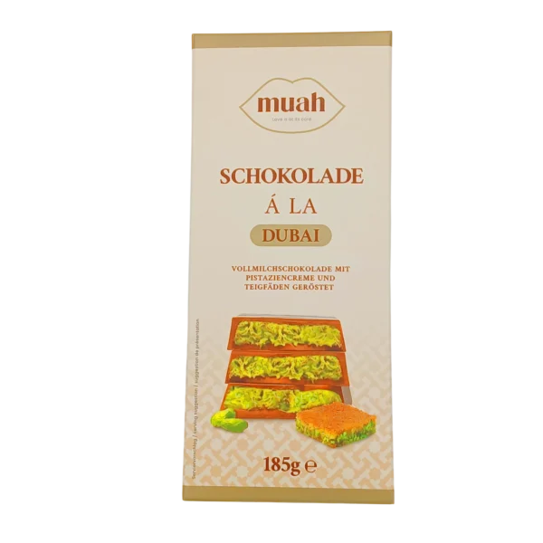Muah Schokolade Dubai Art 185g