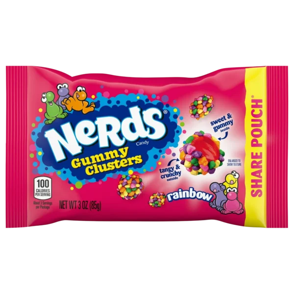 Nerds Gummy Clusters Rainbow 85g
