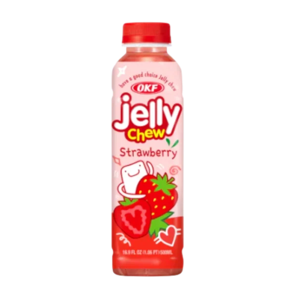 OKF Jelly Chew Strawberry 500ml