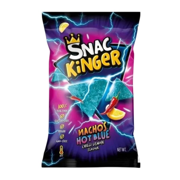 Snac Kinger Nachos Hot Blue Chips 95g
