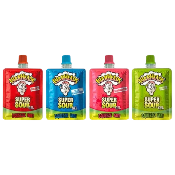 Warheads Super Sour Squeeze Gel 32 x 20g