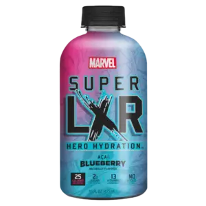 AriZona x Marvel Super LXR Hero Hydration Acai Blueberry 473ml – Bild 1