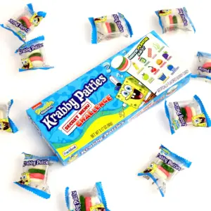 SpongeBob SquarePants Krabby Patties Secret Menu Challenge Gummy Candy 90g