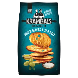 Krambals Bruschetta Green Olives & Sea Salt 70g